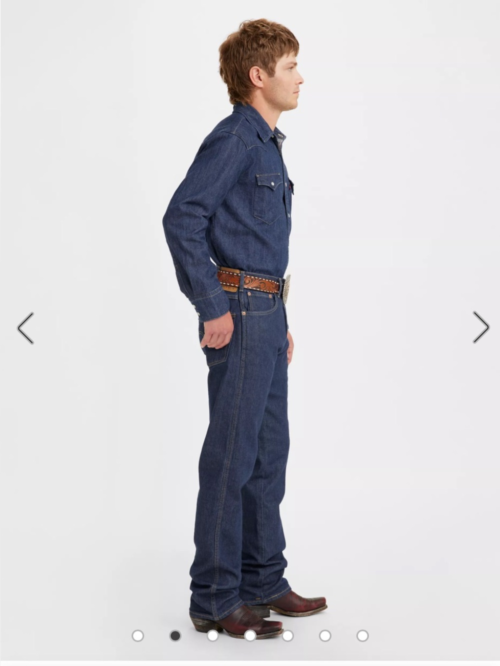 Levi's Men's Dark Blue Bootcut Jeans